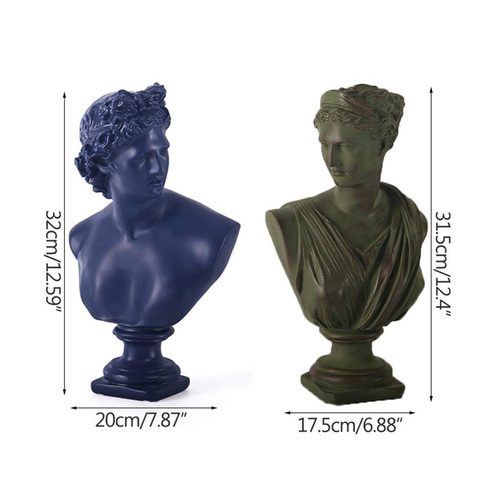 Amazon.co.jp: ヨーロッパのスケッチキャラクター像抽象デビッド彫刻